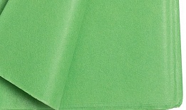 Бумага упаковочная тишью зеленая 50х66см 10 листов