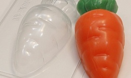  Морковка мультяшная пластиковая форма 1 шт